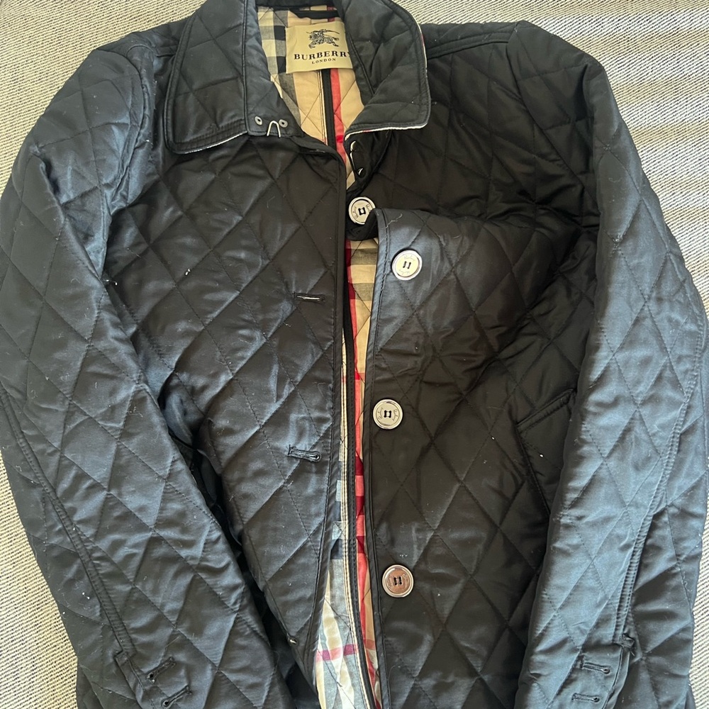 Burberry Black Quilted Jacket